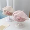 Winter Toddlers Beret Princess Girls Warm Hat Lovely Knitted Caps Windproof Hats Baby Stylish Bonnet for Infant 6M-4T