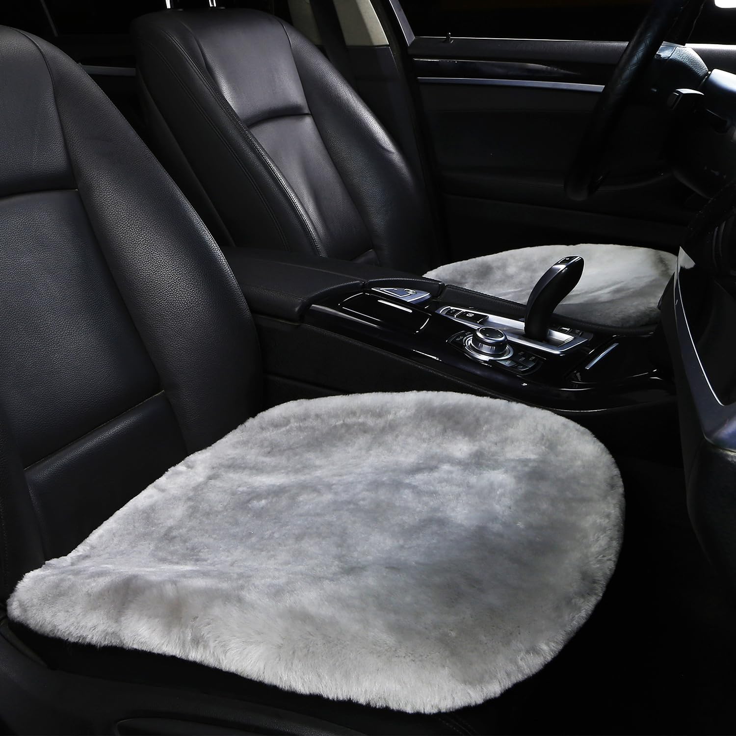 

Genuine Sheepskin Car Seat Cushion Natural Fur Wool Seat Cover for Cars Trucks SUV Soft Comfort Office Chair Protector Pad Car Accessories Universal