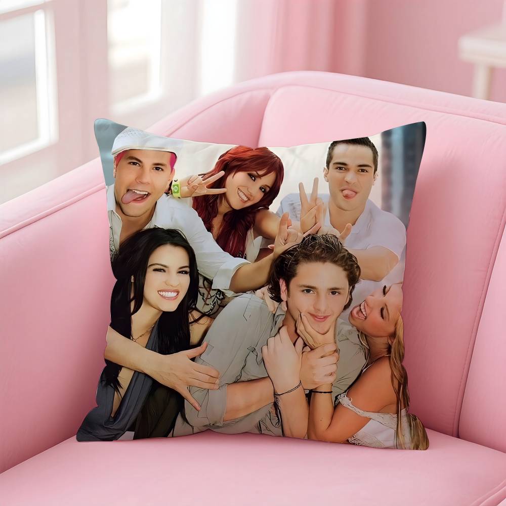 

RBD R-rebelde album Pillow Case pattern printing pillowcase living room sofa cushion cover bedroom room decor 20x20Inch