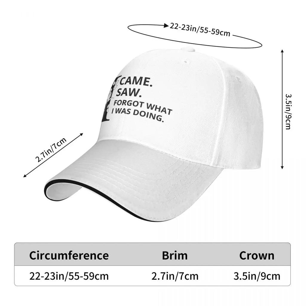 ADHD Joke Cap Fashion Casual Baseball Caps Adjustable Hat Hip Hop Summer Unisex Baseball Hats Customizable Polychromatic