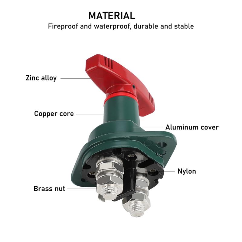 Caravan Boat 12V 24V 300A Rotary Disconnect Switch Power Master Switch For Land Rover-A99D