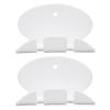 2PCS X Ray Sensor Holder with Adhesive Acrylic X Ray Sensor Wall Mount Storage Hanger for Office