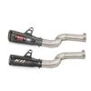 For BMW F900R F900XR 2020-2025 Motorcycle Exhaust System Mid Link Pipe Connect 51mm Muffler 310mm Escape Stainless Steel