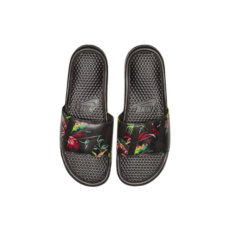 Nike Benassi Jdi Print Slide Black Tropical 631261-023