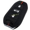 3 Tasten Silikon Auto Schlüsselanhänger Hülle Abdeckung Kette Für Peugeot 208 308 508 2008 3008 5008 C3 C5 Aircross C4 Picasso DS 3 7