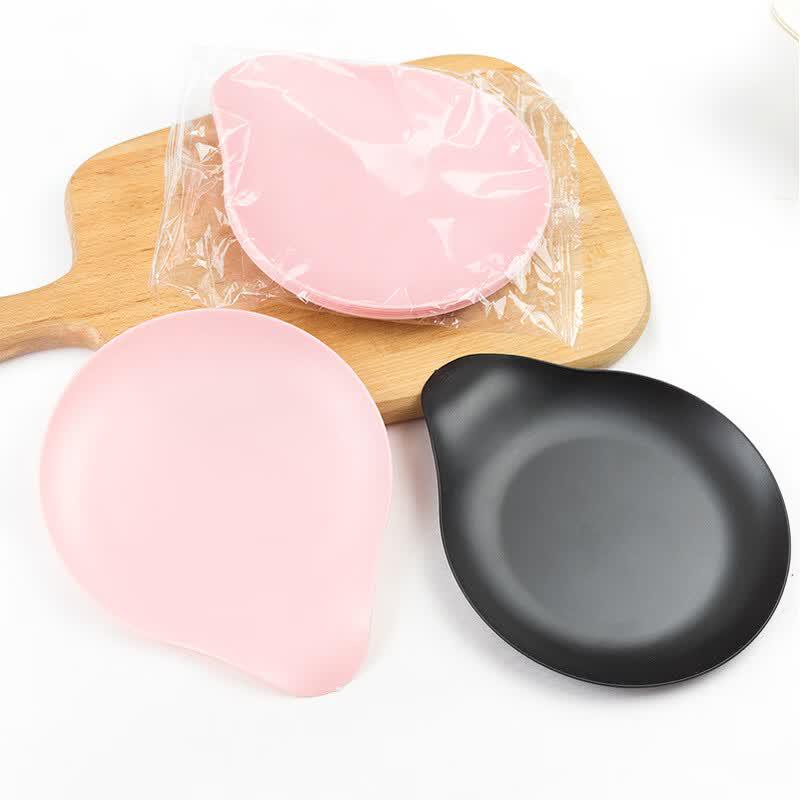 Disposable Clear Plastic Round Plates with Handle