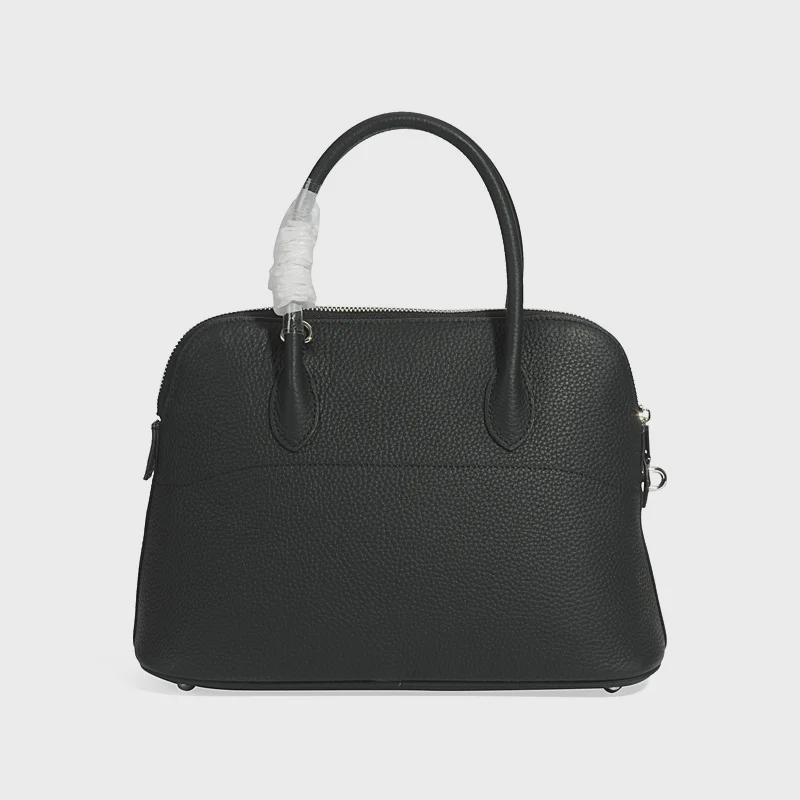 Νέα Γυναικεία Τσάντα Χειρός από Γνήσιο Δέρμα με Μοτίβο Λίτσι - Ευρωπαϊκό & Αμερικανικό Μοντέρνο Σχέδιο Κοχύλι