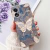 For OPPO A18 A38 CPH2579 CPH2591 Elegant Floral Butterfly Phone Case For Oppo A18 A38 4G Soft Silicone TPU Cases
