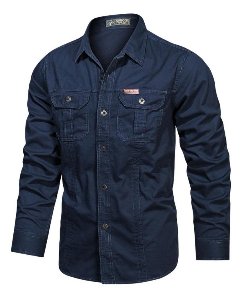 Summer Tactical Shirt Men's Breathable Long Sleeved Work Shirt