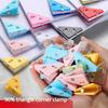 10/20-Piece Multi-Color Triangle Clips Multi-Functional Student Book Clips Document Organizer Folder Holder Desktop Storage Tool