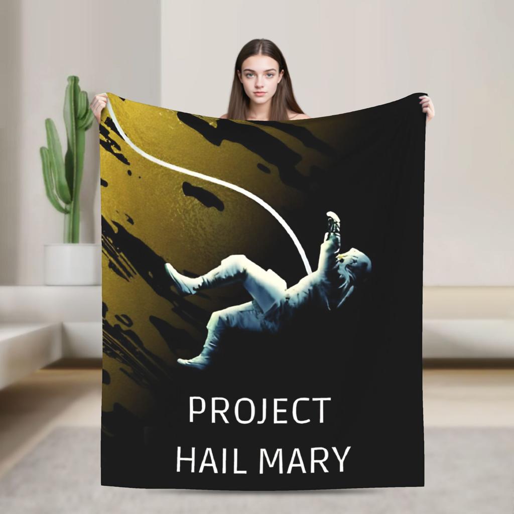 Project Hail Mary Blankets Quality Soft Warm  Throw Blanket Winter Children Bedroom Novelty Bedspread