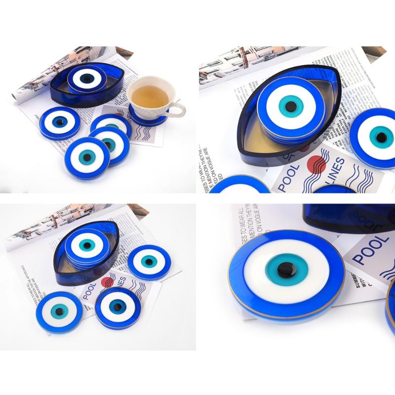 DIY Resin Coaster Tray Molds Silicone Storage Box Mold Set Epoxy Resin Casting Molds for DIY Casting Home Decoration