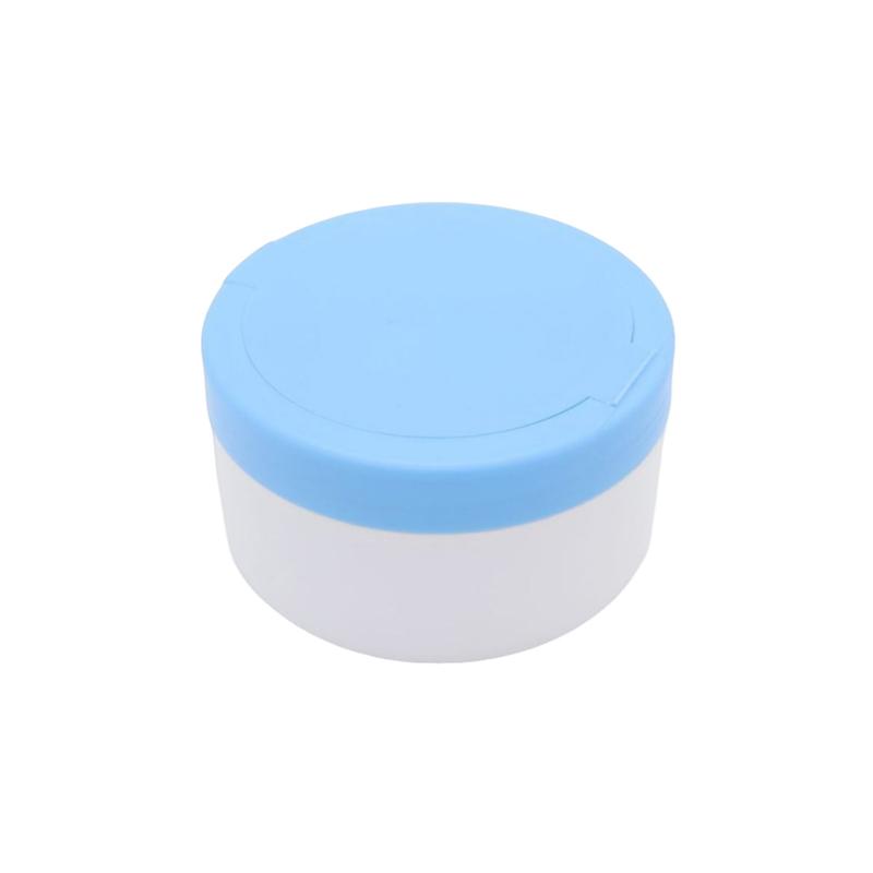 

Professional Large Capacity 140G Baby Powder Puff Box Portable Talcum Container With Sieve Home Salon Infant Care For Parents синий