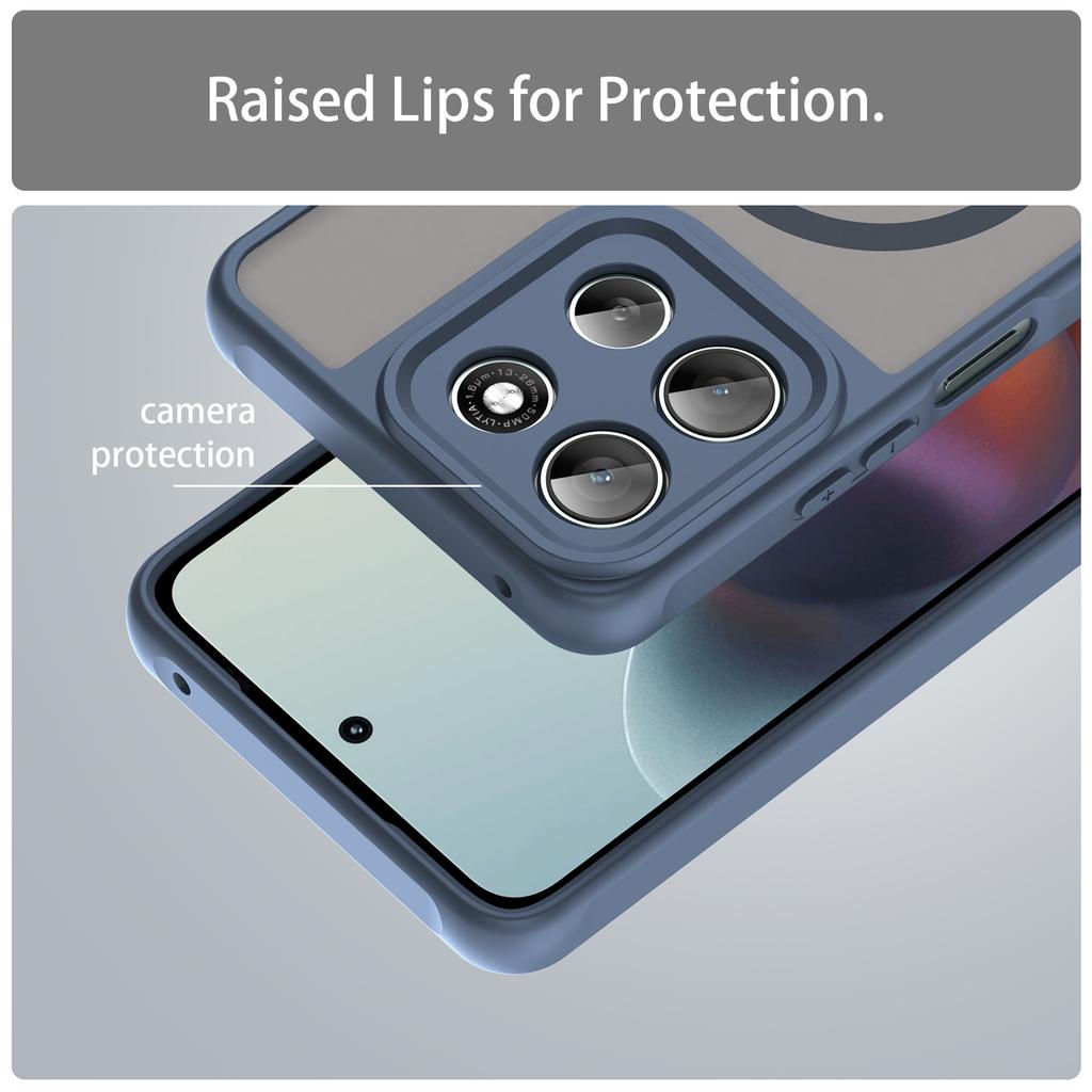 Motorola Moto G56/G66Y/G66J Magsafe Phone Case,Magnetic Shockproof Magsafe Phone Case,Bumper Hybrid Cover for Motorola Moto G56/G66Y/G66J