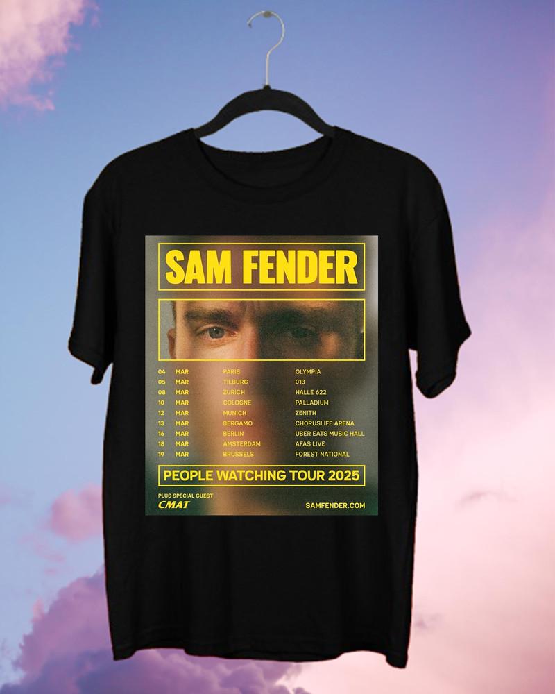 Sam Fender People Watching Tour  Full Size S-5XL SS838 Unisex T-Shirt S