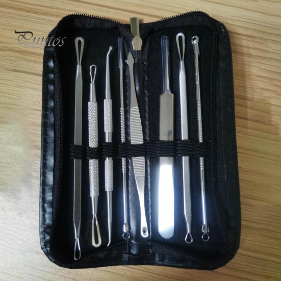 7Pcs Blackhead Remover Tool Kit Acne Needle Set for Face Skin Blemish Extractor with Storage Box Stainless Steel Pimple Popper Set for Acne Calluses