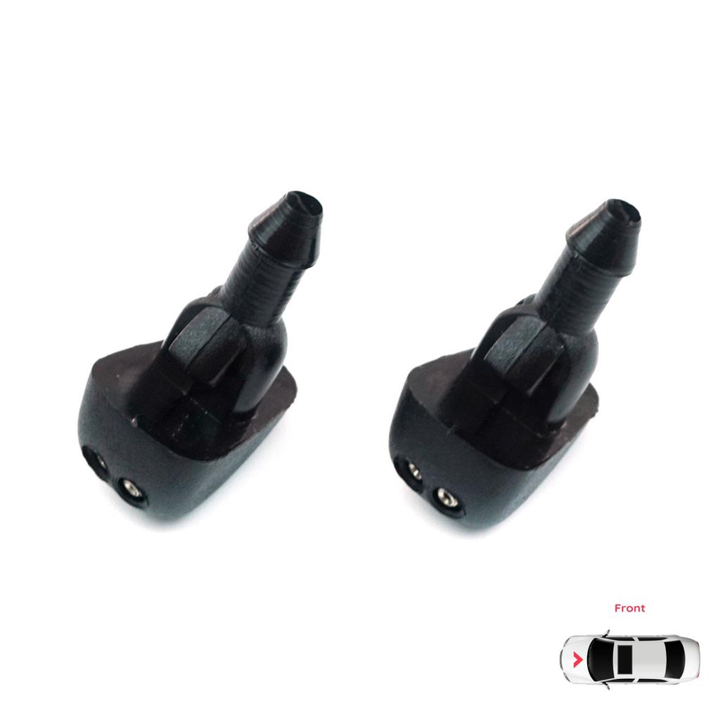 ESP524 2 Pcs Front Window Windshield Wiper Water Nozzle Spray Jets for Ford Transit T E 1985-2000 Tourneo 1994-2014 86VB17666BB