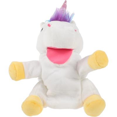 1Pc Unicorn Hand Puppet Soft Educational Storytelling Decorative Cartoon Puppets For Interactive Natural Safe Creative Mind