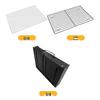 Zhi Shi Large Folding Black Steel Camping BBQ Grill