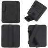 Space-saving PU Leather Car Sun Visor Organizer Multiple Pockets for Cards Glasses Pens Auto Interior Decor