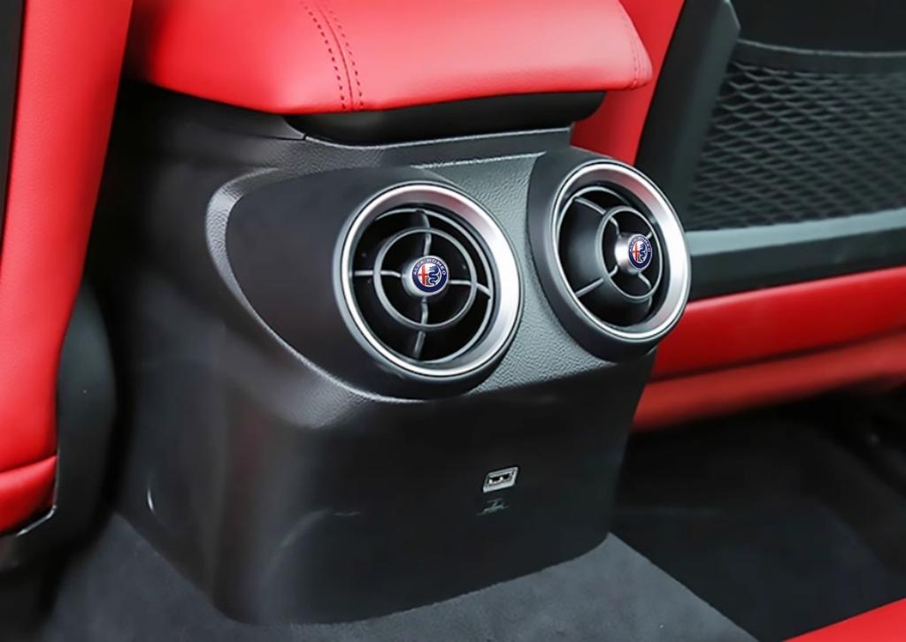 forAlfa Romeo Giulia 952 Stelvio 949 Car Interior Air Outlet Badge Decorative Stickers Suitable Tonale Interior Accessories