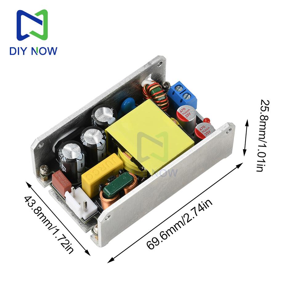 AC 95-265V To DC 24V 4A / 12V 8A 100W Switching Power Supply Board Compact Nitride Power Supply for LED Lighting and Power Tools