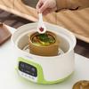 Zhaoran 600ml Ceramic Double-Boiler Stew Pot with Lid