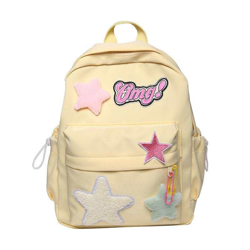 Student backpack 2025 new Korean version trendy casual backpack forest elementary school students junior high school student schoolbag