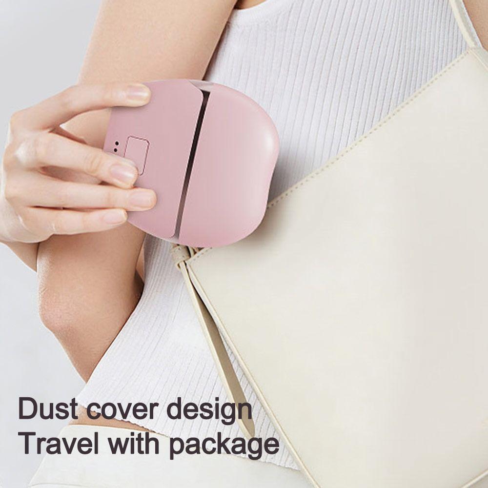 Rechargeable Electric Heating Hair Straightener Brush Cordless Detangler Gifts Hot Comb