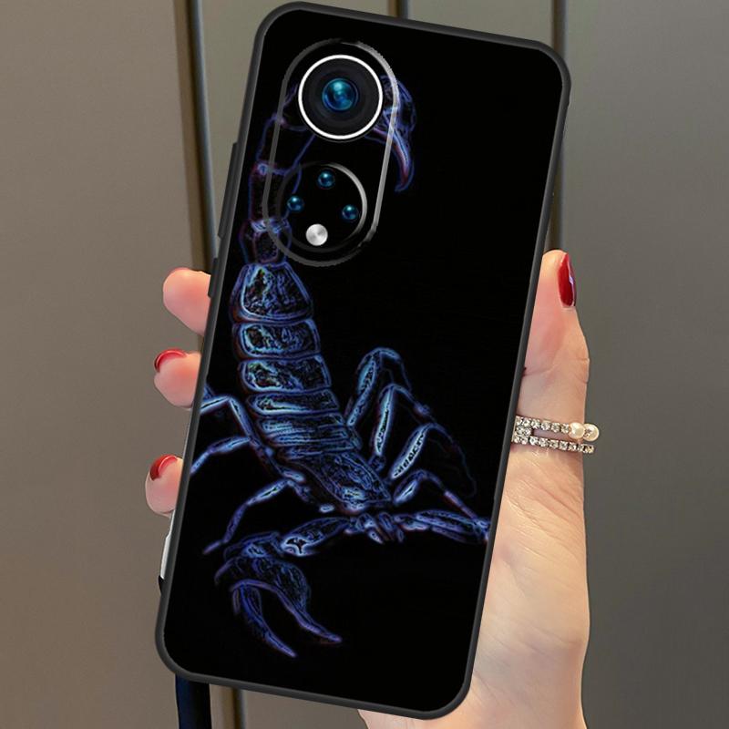 Scorpion For Huawei P20 P30 P40 Lite Pro P Smart 2019 Nova 9 5T Phone Case For Honor 50 8X 9X 10i