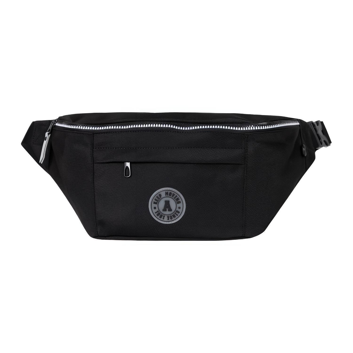 Anta Sports Casual Outfit Fabric Shoulder Crossbody Chest Waist Bag Unisex Bags Black 192328131-1 Black 11770₽