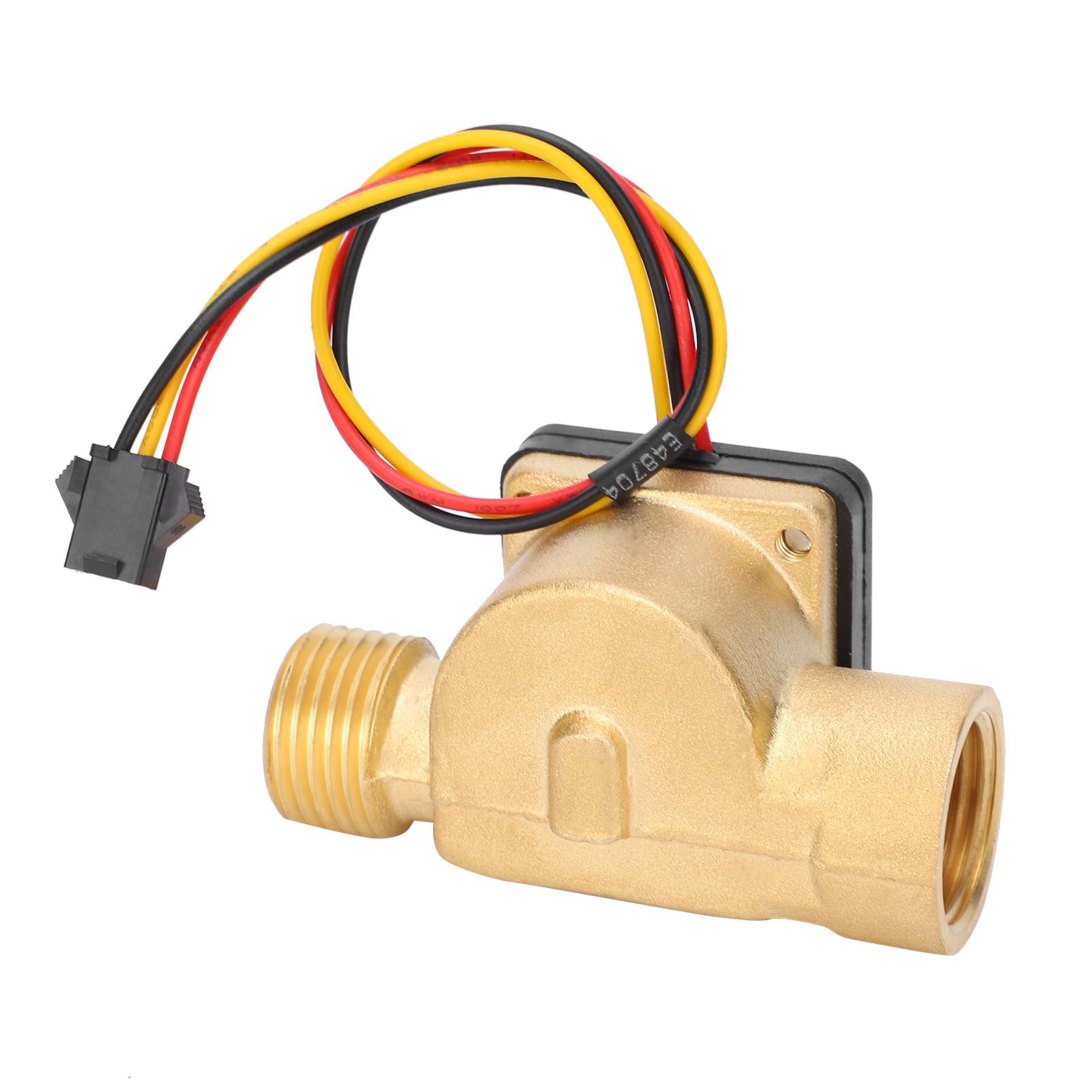 

Датчик потоку води G12in Внутрішня зовнішня різьба Перемикач Холла Лічильник імпульсів DC324В