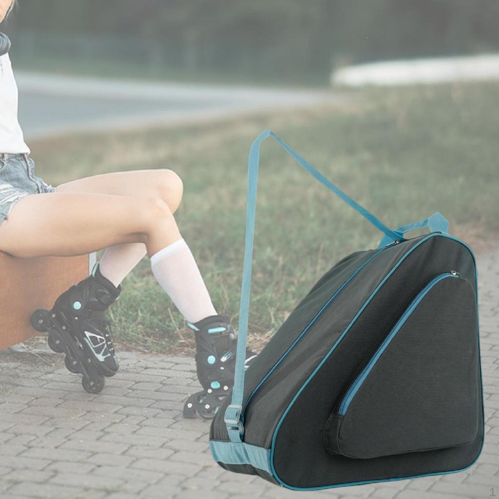 Rollschuhtasche Handtasche Damen Herren Kinder 40x40x26cm Verstellbarer Schultergurt Verschleißfest Figur