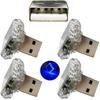 USB noční světlo, CTRICALVER USB-kosočtverec (Dotek) Modrý (4 ks) 5V/1A Malé nouzové světlo, Vhodné