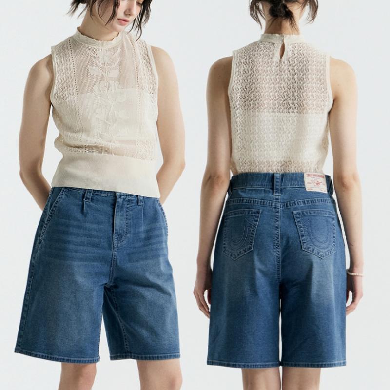 True Religion Women Summer Coolmax Denim 2 Piece Set