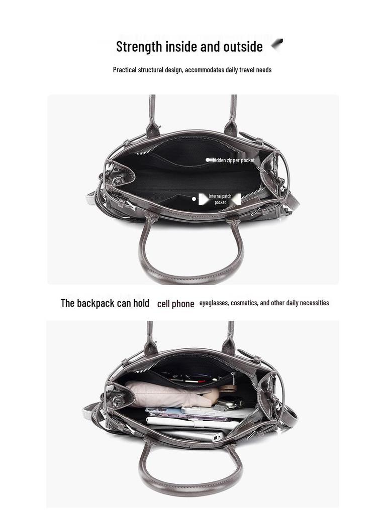 Autumn 2025 Retro High-End French Tote Bag with Large Capacity