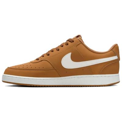 Nike Scarpe da Skateboard Basse Traspiranti in Pelle Court Vision da Uomo Marrone HV8139-700