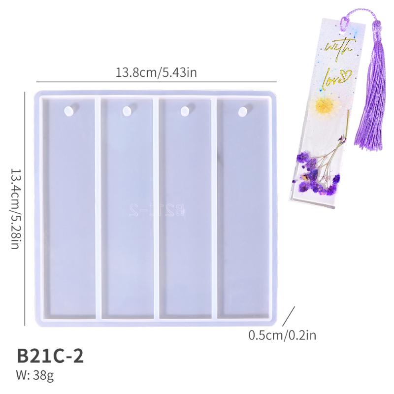 Silicone Mold Rectangle Epoxy Resin Casting Mould For DIY Crystal Epoxy Resin Book Decoration Crafts Accessories