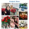 Creative Romantic Rose Flower Home Desk Plant Bouquet Decoration Building Blocks Bricks Birthday Valentine's Day Gifts for Girls Lover Lady