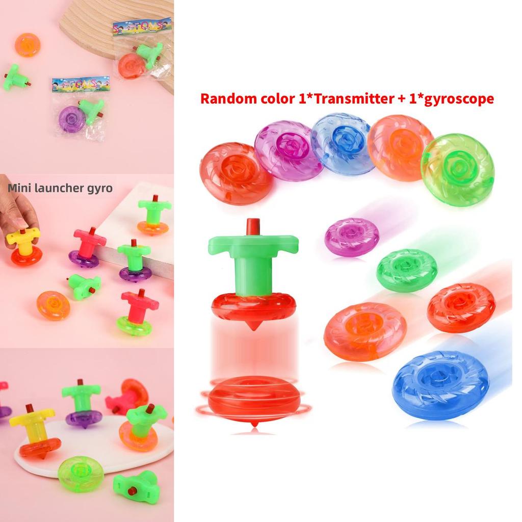 Classic Kids Transmitter Gyroscope Set Toy With Launching Mechanism For Children And Collectors