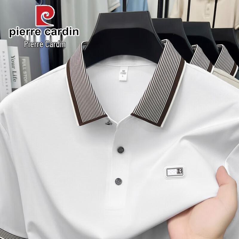 Pierre Cardin Summer Ice Silk Short Sleeve Polo Shirt