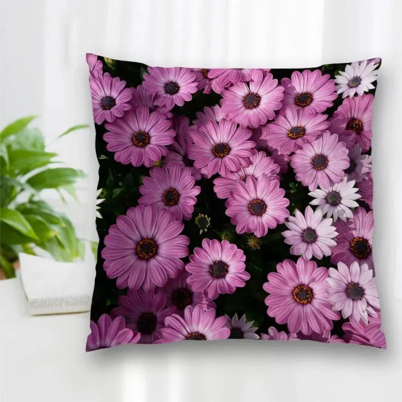 

Горячая Распродажа Лучший Подарок Цветочная Маргаритка Квадратная Декоративная Наволочка 45x45cm