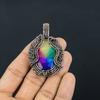 Rainbow Solar Quartz 999 Copper Wire Wrapped Pendant, Handmade Gemstone Pendant Jewelry, Gifts For Wife Brand New Pendant