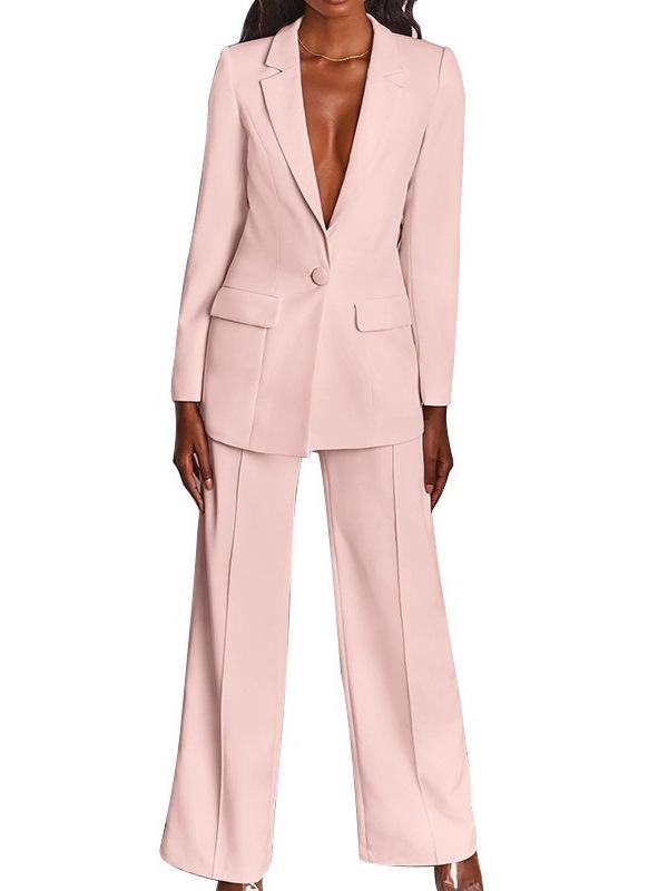 European & American Fashion Lapel Slim Cardigan Suit Jacket - Women's 2025 Spring/Autumn Collection.