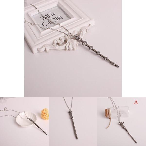 Magic Wand Pendant Necklace For Men And Women Stunning Alloy Fashion Jewelry