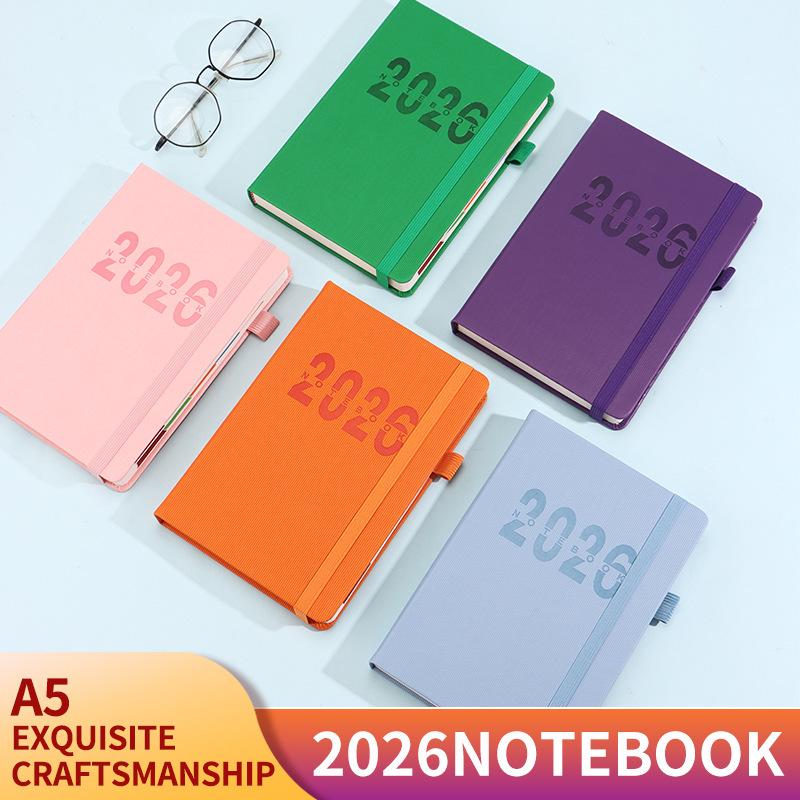 2026 Cross-Border Daily Planner: 365-Day Journal & Time Management Notebook