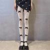 Women Sexy Lolita Bowknot Hollow Out Fishnet Pantyhose Japanese Jk Style Tights
