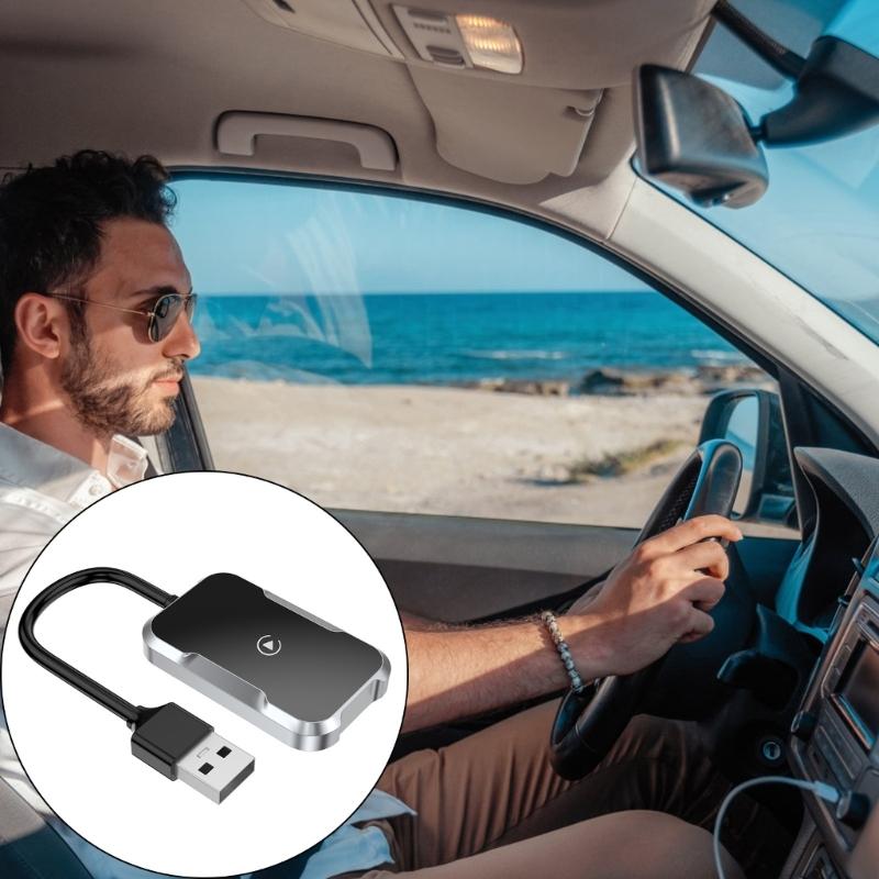 Wireless Receiver Suitable For Phone Stable Connection Fast Auto Pairing Suitable For Vehicle Modern Driving Convenience
