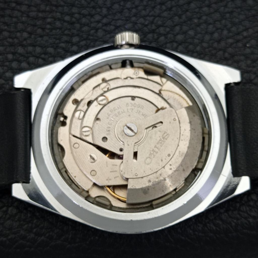 VINTAGE SEIKO 5 AUTOMATIC REFURBISHED JAPAN MENS BLACK DIAL WATCH A440665-9 Sk-a440665-1