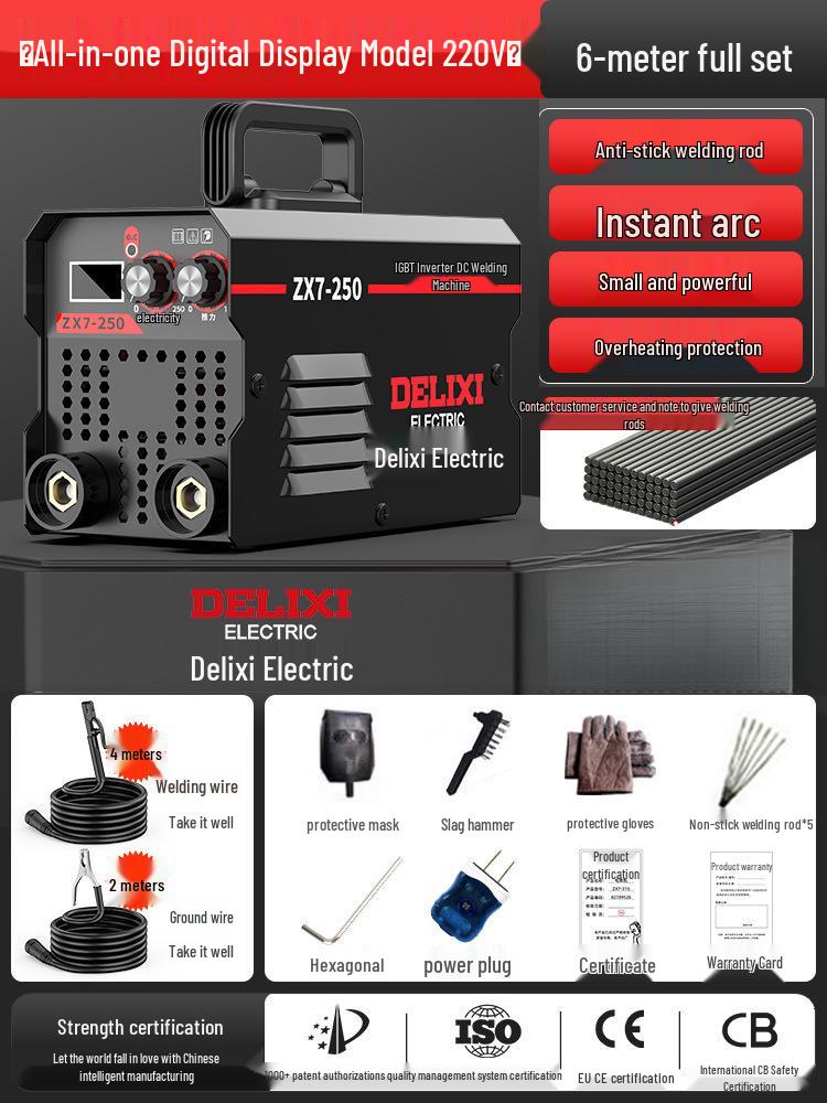 DELIXI Dual Voltage Industrial & Household All-Copper Welding Machine